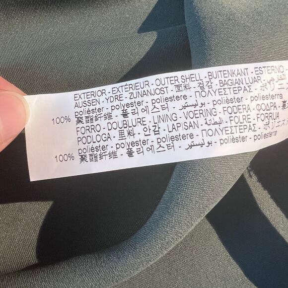 NWT Zara Dress Halter Plunging Mini Satin Effect Green Party Glam Sexy Holiday - Picture 6 of 6